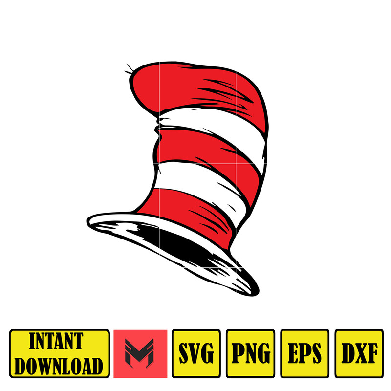 Dr Seuss Svg, Cat In The Hat SVG, Dr Seuss Hat SVG, Green Eggs And Ham Svg, Dr Seuss for Teachers Svg, Cricut, Thing Svg (28).jpg