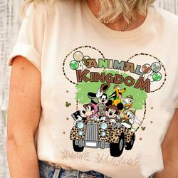 disney mickey and friends safari leopard shirt, animal kingdom shirt, animal kingdom mickey safari mode tee,disneyland f
