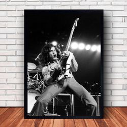 eddie van halen music canvas canvas wall art family decor, home decor,frame option