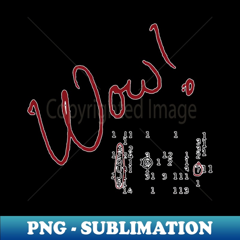 Wow Signal - PNG Transparent Sublimation File - Vibrant and | Inspire ...