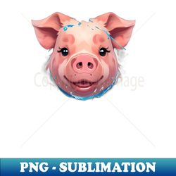 Pink Pig Head - Signature Sublimation PNG File - Perfect for Sublimation Mastery