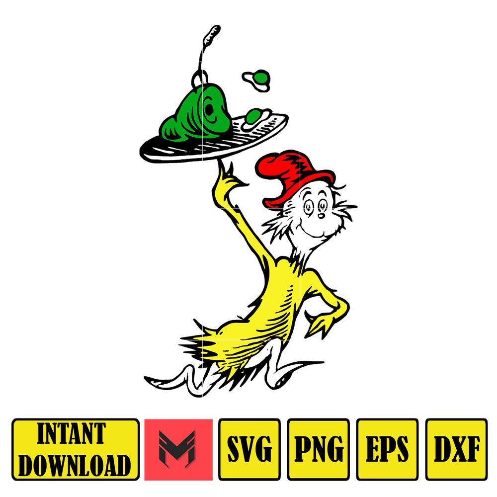 Dr Seuss Svg, Cat In The Hat SVG, Dr Seuss Hat SVG, Green Eggs And Ham Svg, Dr Seuss for Teachers Svg, Cricut, Thing Svg (130).jpg