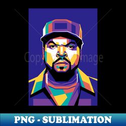 Rapper Ice Cube - Signature Sublimation PNG File - Enhance Your Apparel with Stunning Detail