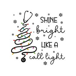 shine bright like a call light png sublimation download