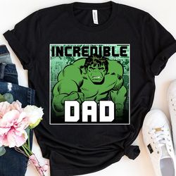 marvel hulk fathers day incredible dad graphic tshirt,fathers day,magic kingdom,disneyland family matching shirts,disney