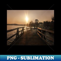 Sunset landscape photography - Retro PNG Sublimation Digital Download - Fashionable and Fearless