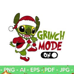 santa stitch christmas mode on svg png, layered xmas stitch svg, holiday stitch png, files for cricut