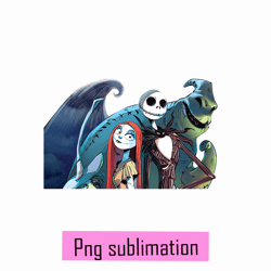 sally, jack and oogie boogie png