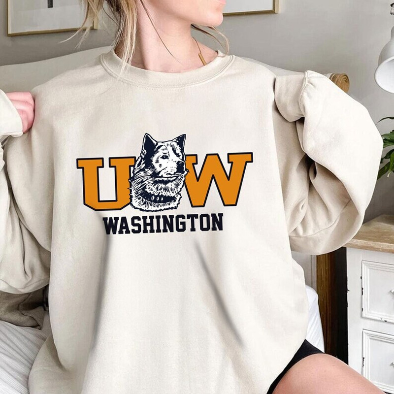 Vintage 90s University Washington Sweatshirt, Washington Football T-Shirt, NCAA Football Shirt, Best Gift Ever, Football Gift, Unisex Shirt.jpg