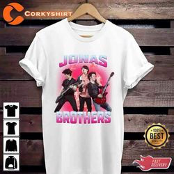 vintage jonas brother shirt, jonas brothers band tee, jonas brothers concert shirt, five album one night the tour 2023,