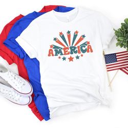 america shirt, 4th of july shirt, independence day shirt, memorial shirt, patriotic usa gift, gift for 4th of july crew,