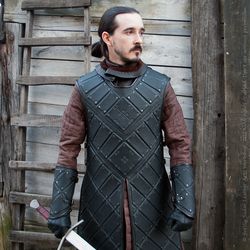 Jon Snow black leather armor (replica) / Jon Snow costume / Stark Armor Cosplay / IGoT / LARP / Brigandine
