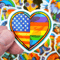RainbowIndependenceDayStickersCoolAmericanStatueStickersLGBTQPrideMonthGayandLesbianSt