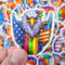 RainbowIndependenceDayStickersCoolAmericanStatueStickersLGBTQPrideMonthGayandLesbianSt
