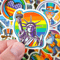 RainbowIndependenceDayStickersCoolAmericanStatueStickersLGBTQPrideMonthGayandLesbianSt