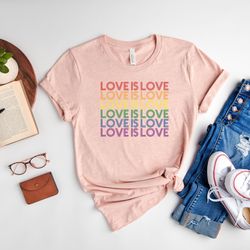 love is love shirt, pride month shirt, lgbtq t-shirt, anti racism shirt, pride rainbow tee, inspirational shirt, lgbt sh