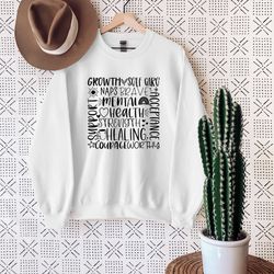 mental health sweatshirt, mental health awareness week sweatshirt, self care sweatshirt, support sweatshirt, gift for yo