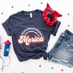 merica shirt, 4th of july shirt, independence day shirt, memorial shirt, patriotic usa gift, gift for 4th of july crew,