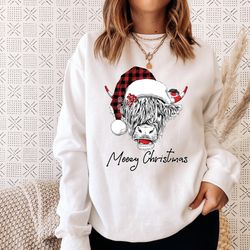 mooey christmas sweatshirt, funny christmas, holiday crewneck, christmas cow sweater, winter sweatshirt