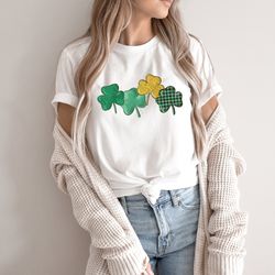 shamrock shirt, st patricks day tee, irish shirts, st paddy's day shirt, lucky t-shirt, shamrock women tee