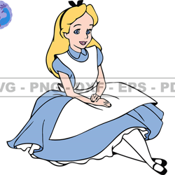 Alice in Wonderland Svg, Alice Svg, Cartoon Customs SVG, EPS, PNG, DXF 59