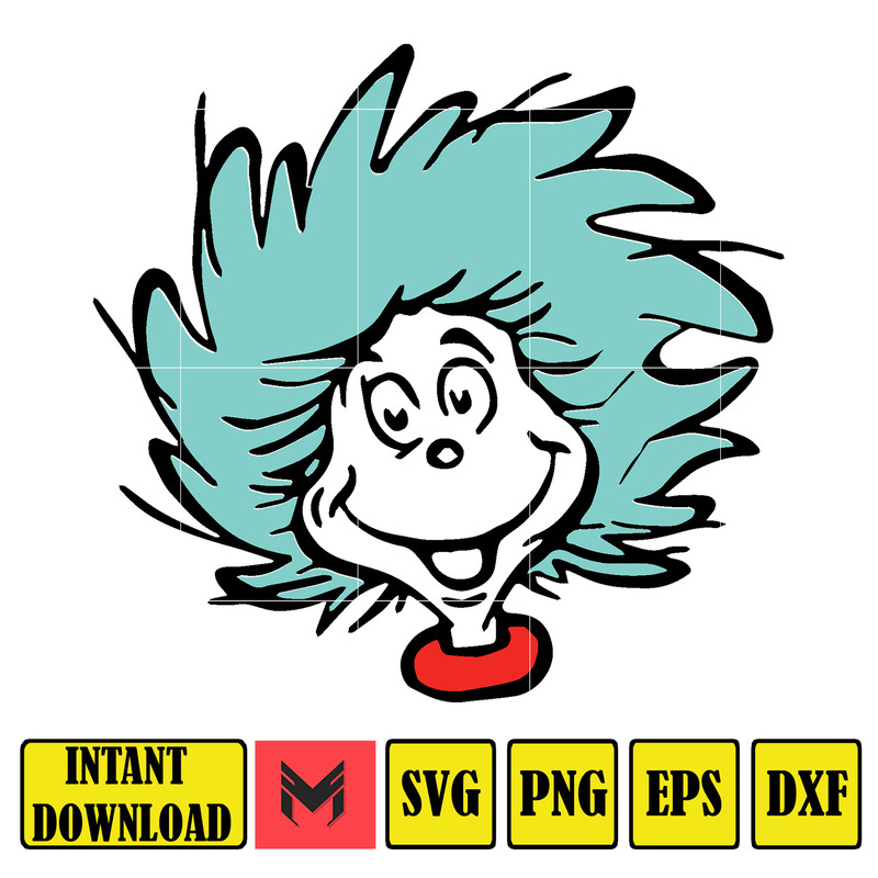Dr Seuss Svg, Cat In The Hat SVG, Dr Seuss Hat SVG, Green Eggs And Ham Svg, Dr Seuss for Teachers Svg, Cricut, Thing Svg (333).jpg