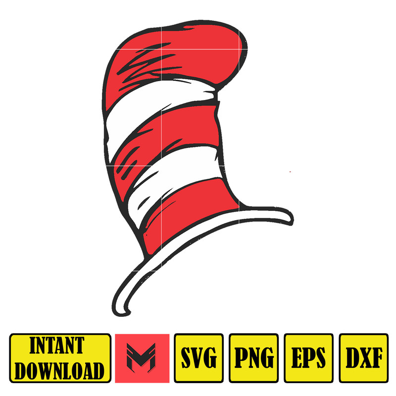 Dr Seuss Svg, Cat In The Hat SVG, Dr Seuss Hat SVG, Green Eggs And Ham Svg, Dr Seuss for Teachers Svg, Cricut, Thing Svg (353).jpg