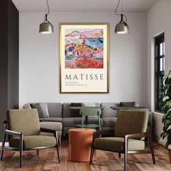 matisse print, minimal artwork, exhibition painting gift, henri matisse painting, art lover's gift