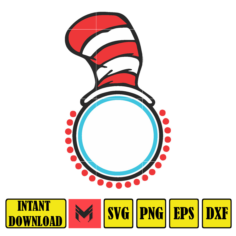 Dr Seuss Svg, Cat In The Hat SVG, Dr Seuss Hat SVG, Green Eggs And Ham Svg, Dr Seuss for Teachers Svg, Cricut, Thing Svg (362).jpg