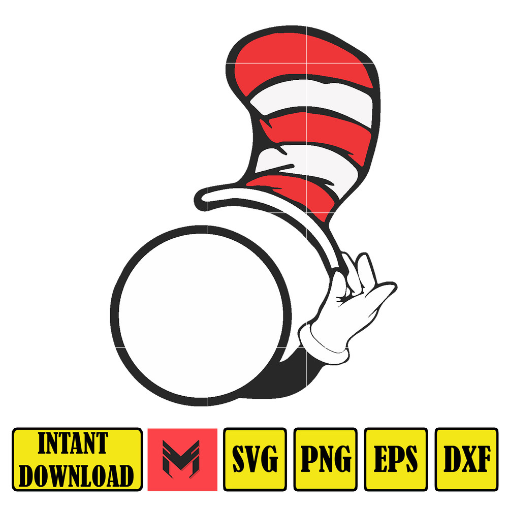 Dr Seuss Svg, Cat In The Hat SVG, Dr Seuss Hat SVG, Green Eggs And Ham Svg, Dr Seuss for Teachers Svg, Cricut, Thing Svg (363).jpg