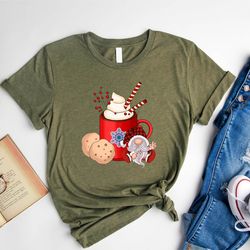 christmas gnome coffee shirt, christmas shirt, funny christmas shirt, gnome shirt, christmas gift, cute gnomes shirt, ch