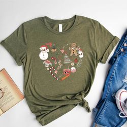 christmas heart shirt, christmas love, holiday shirt for women, christmas t-shirt, winter shirt, christmas tshirt, chris