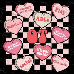 valentines day heart occupational therapist ot therapy svg, occupational therapy scope of practice png, ota ot, occupati