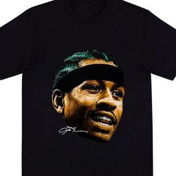 allen iverson signature t-shirt vintage rap tee hip hop style s-5xl, rare the answer rap tee vintage style graphic prin