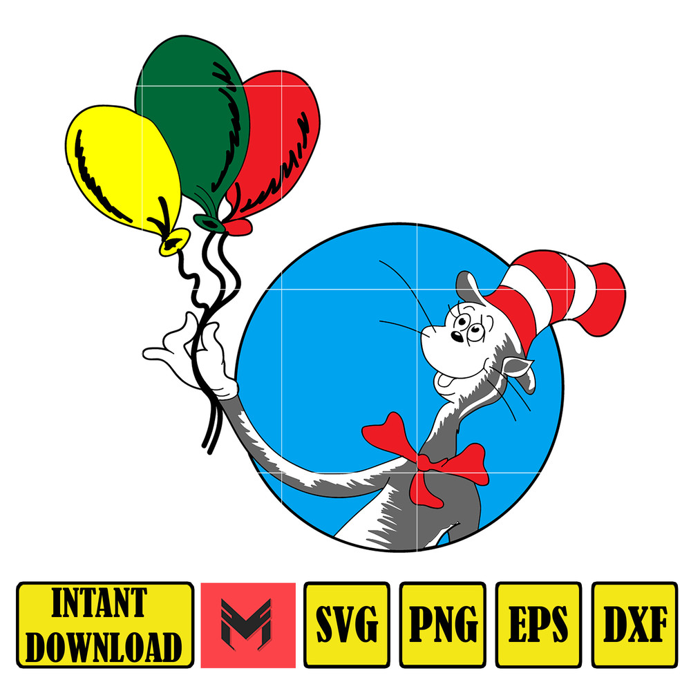 Dr Seuss Svg, Cat In The Hat SVG, Dr Seuss Hat SVG, Green Eggs And Ham Svg, Dr Seuss for Teachers Svg, Cricut, Thing Svg (379).jpg