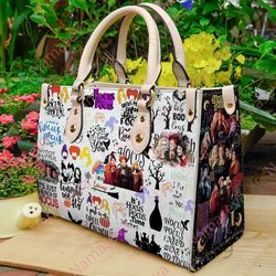 hocus pocus handbag, halloween leather handbag, haloween handbag