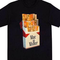 mac miller pack of cigarettes t-shirt