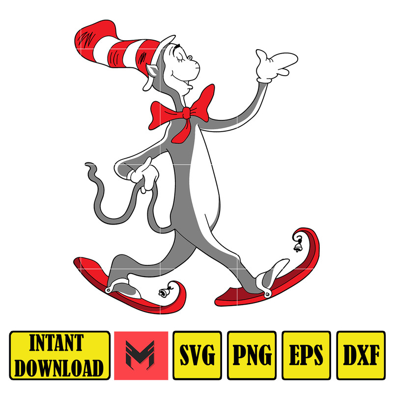 Dr Seuss Svg, Cat In The Hat SVG, Dr Seuss Hat SVG, Green Eggs And Ham Svg, Dr Seuss for Teachers Svg, Cricut, Thing Svg (391).jpg
