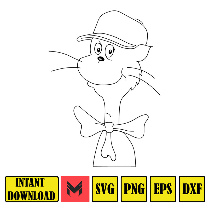 Dr Seuss Svg, Cat In The Hat SVG, Dr Seuss Hat SVG, Green Eggs And Ham Svg, Dr Seuss for Teachers Svg, Cricut, Thing Svg (395).jpg