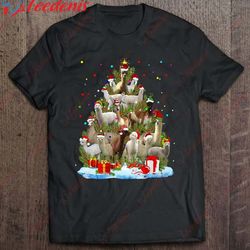 cute alpaca christmas tree shirt, plus size womens christmas sweaters wear love, share beauty