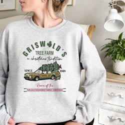 griswold's tree farm since 1989 sweatshirt, christmas shirt, christmas sweatshirt, christmas family, christmas gift, wom