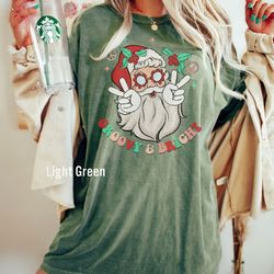 groovy and bright christmas t-shirt, cute chritmas tee, christmas tee, holiday apparel, iprintasty christmas, santa t-sh