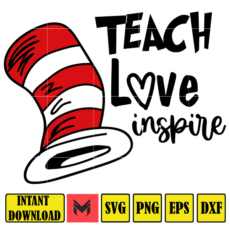 Dr Seuss Svg, Cat In The Hat SVG, Dr Seuss Hat SVG, Green Eggs And Ham Svg, Dr Seuss for Teachers Svg, Cricut, Thing Svg (467).jpg