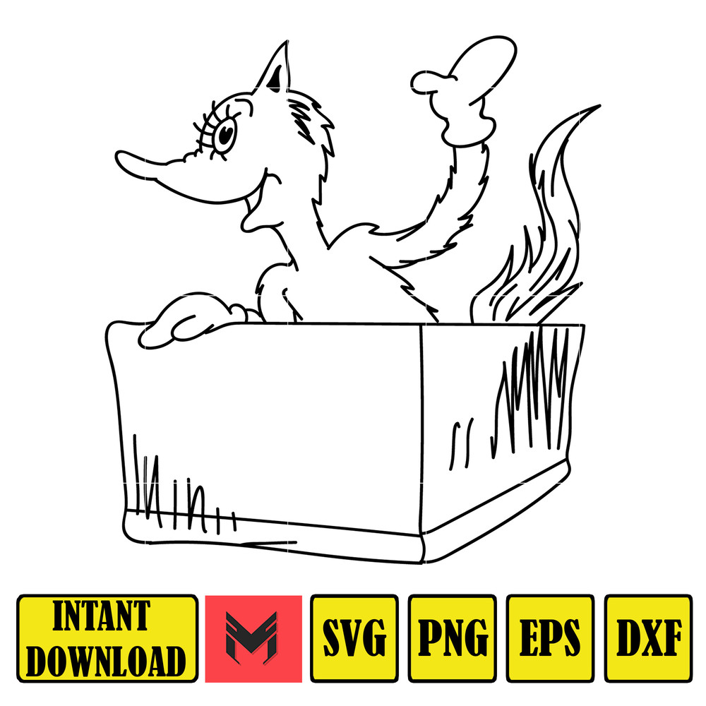 Dr Seuss Svg, Cat In The Hat SVG, Dr Seuss Hat SVG, Green Eggs And Ham Svg, Dr Seuss for Teachers Svg, Cricut, Thing Svg (474).jpg