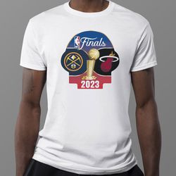 miami heat vs denver nuggets 2023 nba finals dueling shirt