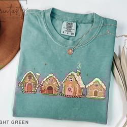 gingerbread christmas houses shirt, gingerbread shirt, funny christmas shirt, christmas family t-shirt, iprintasty chris