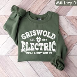 griswold electric sweatshirt, griswold christmas sweatshirt, funny christmas shirt, christmas vacation shirt, christmas