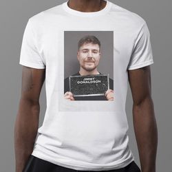 mug shot jimmy donaldson new shirt
