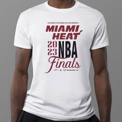 premium miami heat nike 2023 nba finals eastern conference champions shirt