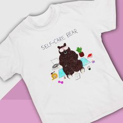 self care bear t-shirt, ladies tee